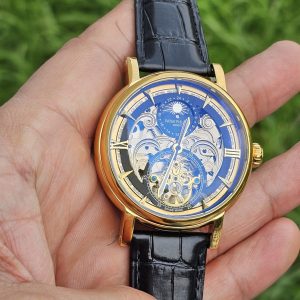 Patek Philippe Tourbillon Moon phase Gold With Skeleton Dial