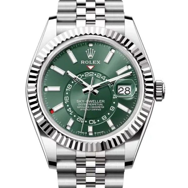 Rolex sky dweller green dial 21